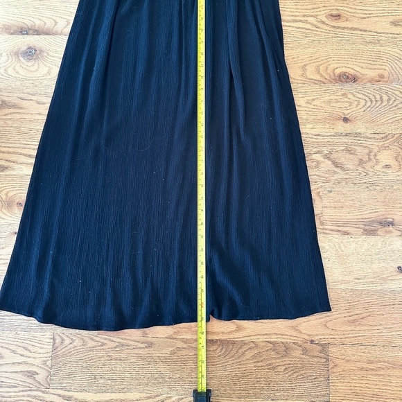 Carly Jean Black Gauze Tie Back Maxi Dress (Size S) - Picture 5 of 7